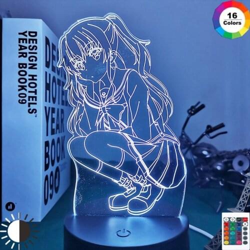 Led Night Light Anime Charlotte Nao Tomori for Bedroom Decor Birthday Gift Night Lamp Charlotte Nao Tomori Light Drop Shipping