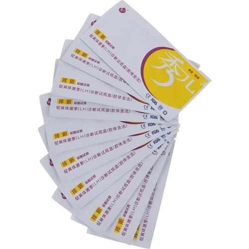 10Pcs Ovulation Test Strip Predictor Fertility Stick Automatically Recognizing