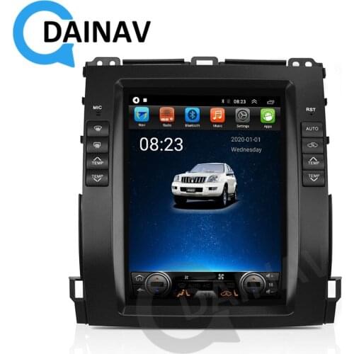 Android 9.0 Vertical Screen Car GPS Navigation DVD Player For Toyota Prado 2002-2009 Multimedia Stereo Head Uint