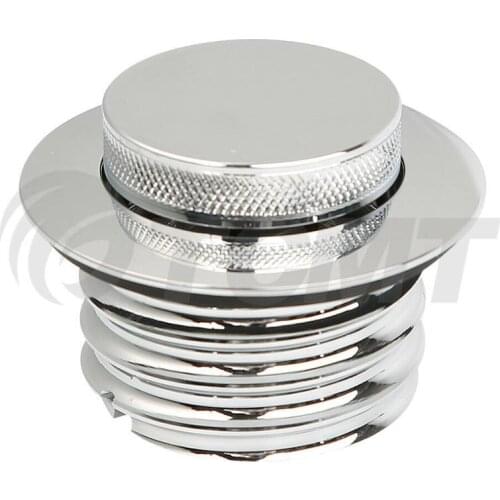 Motorcycle Flush Pop Up Oil Gas Cap Vented Fuel Tank For Harley 1982-Up Dyna Wide Glide Forty Eight Fatboy Breakout