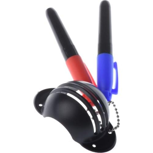 1Set Golf Ball Tri-Line Marker Pen Golf Alignment Kit Easy Ball Liner Drawing Alignment Putting Tool With 2Pen