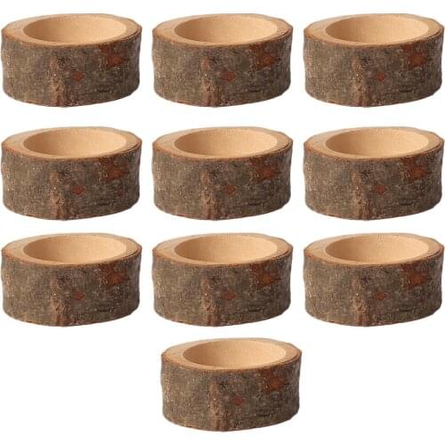 10Pcs Classic Candlestick Candle Container Decor Party Layout Supplies (Coffee)