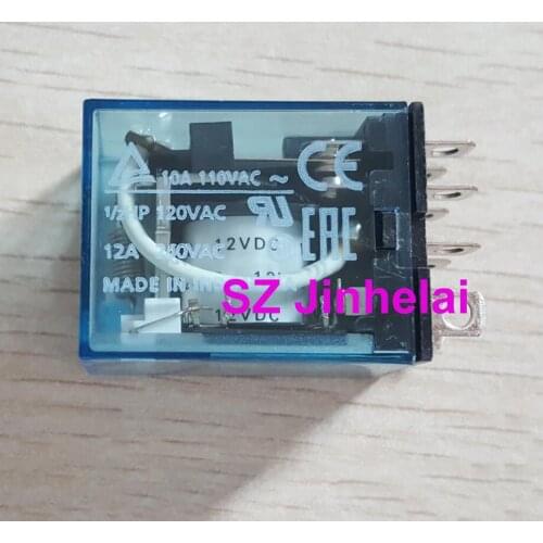 10pcs Authentic Original LY2N-J(LY2NJ) 12VDC OMRON 8Pin Relay DC12V 10A