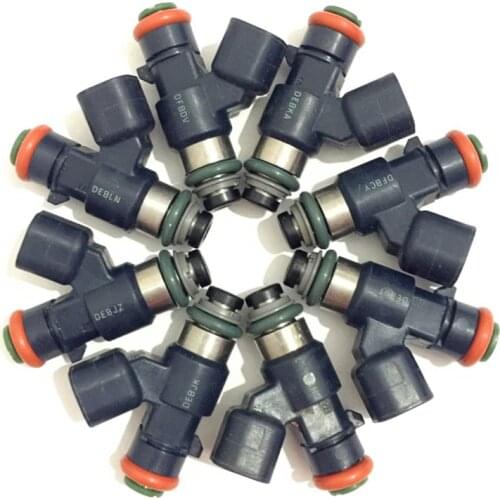 8x 12holes E85 High performance EV14 550cc LS3 fuel injector for G_M_C FORD chevrolet replace for fuel injector 12609749