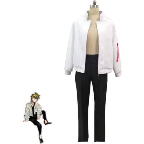 Anime Tokyo Revengers Cosplay Costumes White Uniforms Fancy Outfits Halloween Carnival Party Suits Custom Made