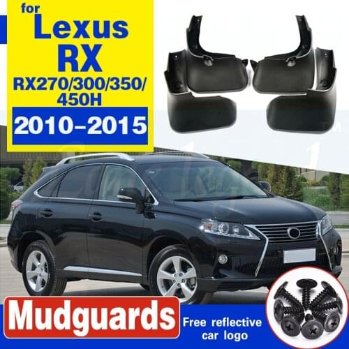 Mud Flaps For LEXUS RX RX270 RX300 RX350 RX450H 2010-2015 Mudflaps Splash Guards Front Rear Mud Flap Mudguards 2014 2013 2012 11
