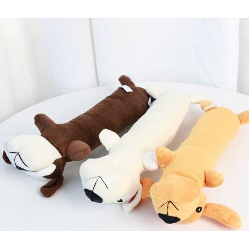 Pet Long Vocal Plush Toy Simulation Dog Animal Shape Dog Toy Dog Supplies Toy