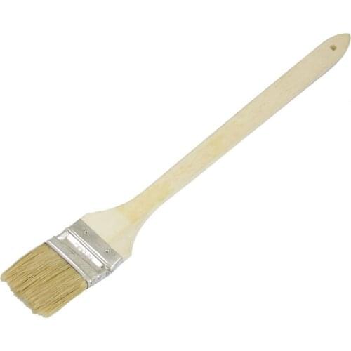 HLZS-2 inch Wide Wooden Handle Metal Ferrule Faux Bristle Head Radiator Brush