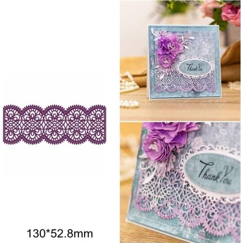 Metal Cutting Dies Flower Lace Gear Round Frame Making Handkerchief Embellishment Making Cards Handcraft Lattice Retro Dies New