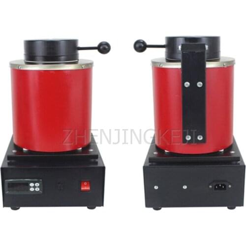 Small Gold Melting Furnace High Power Graphite Crucible High Temperature Resistance Silver Copper Aluminum Metal Smelting Tools