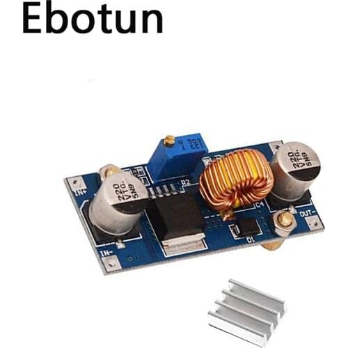 5A XL4015 DC-DC 4-38V to 1.25-36V 24V 12V 9V 5V Step Down Adjustable Power Supply Module LED Lithium Charger With Heat Sink