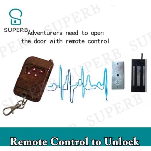 Superb escape room props remote controller to unlock remote control to open the door Hot wireless unlock prop