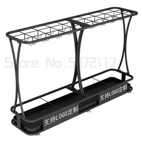 Simple Domestic Umbrella Stand Hotel Lobby Umbrella Bucket Living Room Door Umbrella Barrel Hanging Umbrella Floor-Type Shelf