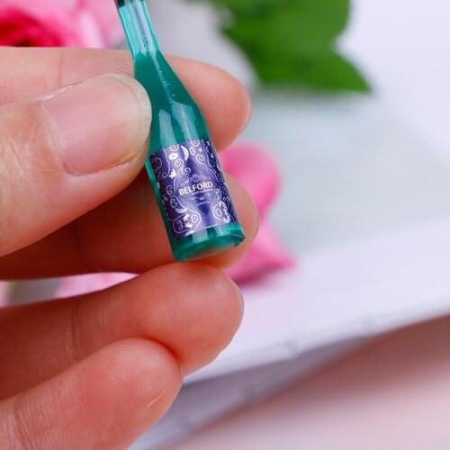 1 Set Mini Wine Bottle With Four Glasses Hot Sale Doll House Cup Set Figure Toy Resin Doll House Miniatures