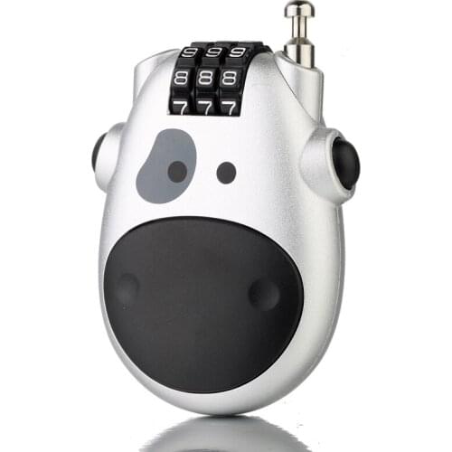 Telescopic Rope Combination Locks, Luggage Password Padlock Travel Bag Bicycle Cable Safety Security Cable Digit Anti-theft Lock