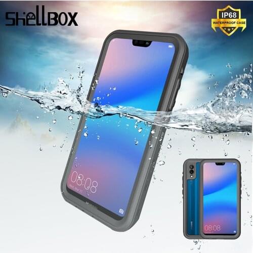 SHELLBOX Waterproof Cover for HUAWEI Nova 3e Dustproof Case Full Coverage Case for Huawei Nova 3e Outdoor Sports Case