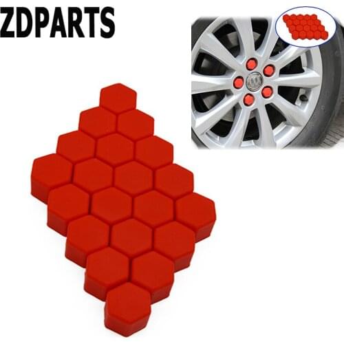 ZDPARTS 20X Silicone Car Wheel Tires Hub Caps Screw Cover For Volkswagen VW Passat B6 B5 Golf 4 5 7 6 Fiat 500 Suzuki Grand SX4