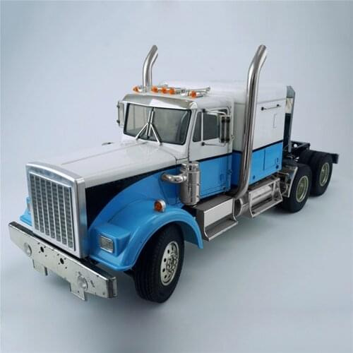 1 pair Stainless Steel Exhaust Pipe For 1/14 TAMIYA American King Truck Exhaust Pipe RC Tractor Truck Parts Accessaries