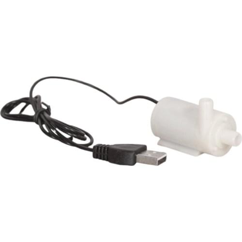 1pc USB DC Micro Silent Water Pump 3/5 / 6V Dual Purpose for Hydroponic Fountain