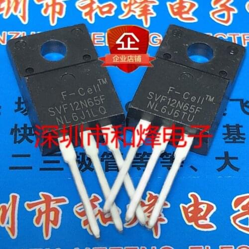 10PCS SVF12N65F TO-220F 650V 12A 100% New&original