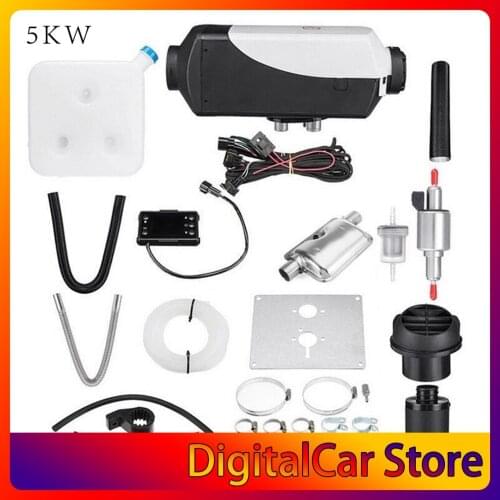 2/3Kw 5kw 8KW LCD/Knob/Digital Switch Single hole heater with muffler Black and Gray