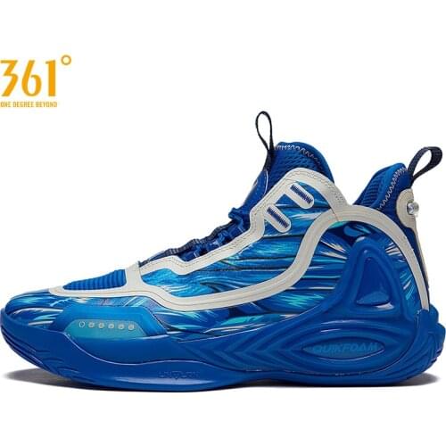 361 Degrees ×Aaron Gordon Mens Professional High-Top Anti-Slip Cushioning Basketball Shoes Mesh Sports Sneakers W572041109-2