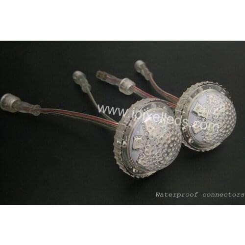 38MM with 6LEDs SPI control rgb led pixel light for roller coaster led light