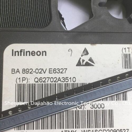 50pcs /lot BA892-02V E6327 50pcs BA892 brand new imported Diode PIN Switch 35V 2-Pin SC-79 T/R - Bulk (Alt: BA892-02VE6327)