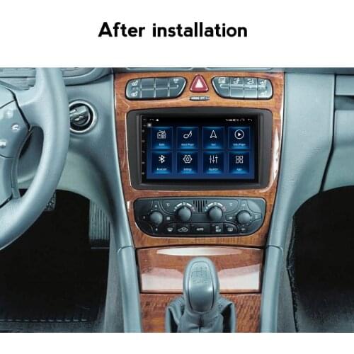 7" Multimedia Player 7862 6+128G Wireless Carplay GPS Navi Android 10 Car DVD Radio For Mercedes Benz C G A Class W209 W463 W168