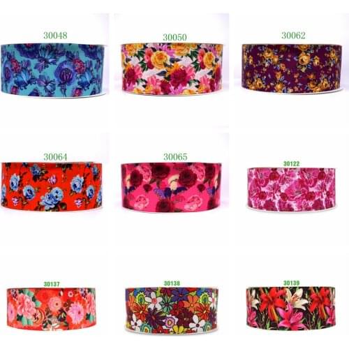Free shipping 2019 new arrival ribbons Hair Accessories ribbon 10 yards printed grosgrain ribbons 30137
