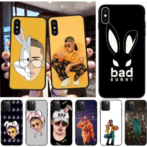 PENGHUWAN Bad Bunny Maluma Ozuna POP Hip Hop Cover Soft Shell Phone Case for iPhone 11 pro XS MAX 8 7 6 6S Plus X 5S SE XR case