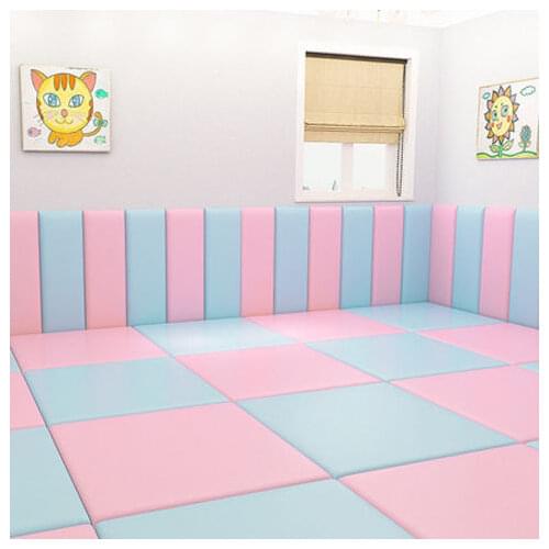 Bed Headboards Front Panels Wall Stickers Kids Bedroom Tatami Anti-collision Decor Aesthetic Cabecero Bed Head 3D Self Adhesive