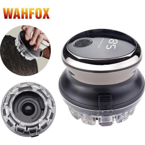 WAHFOX Easy Cut Hair Clipper and Trimmer for Man Even Cut Cordless Rotary Hair Cut Cutting Kit