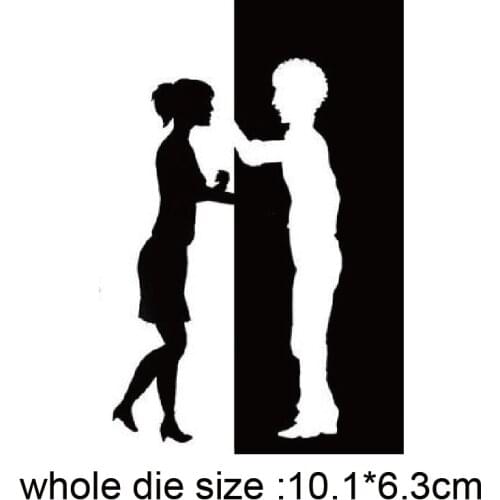 Metal cutting dies girl and boy cut die mold decoration Scrapbook paper craft knife mould blade punch stencils dies