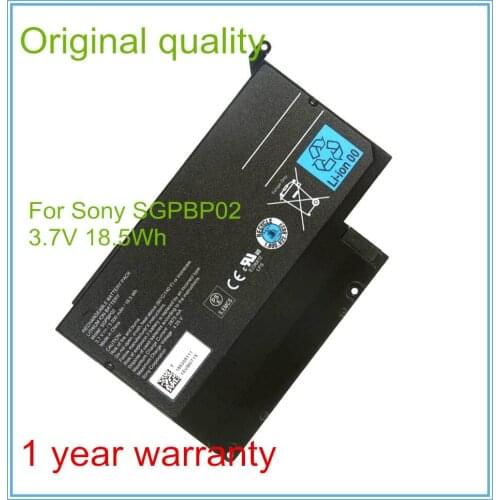 Original 5000mAh 3.7V SGPBP02 battery LIS3085 For Tablet S S1 S2 SGPT111US/S SERIES