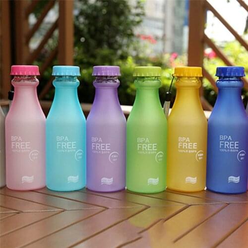 350ml Random Colors BPA Free Plastic Empty Water Storage Bottle Outdoor Sport Camping Drinking Bottles For Bicycle