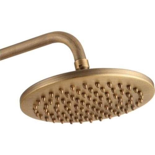 Shower faucet Rainfall Shower Head Total Copper Antique Bronze Bathroom Faucet Accessories 8inch 20cm x 20cm