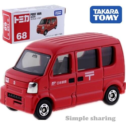Takara Tomy Tomica No.68 Suzuki Post Van In Red 1/57 Car Hot Pop Kids Toys Motor Vehicle Diecast Metal Model