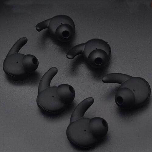 3 Pairs Earbuds Cover In-Ear Tips Soft Silicone Skin Earpiece Ear Hook Buds Replacement for huawei Honor AM61 Sports Bluetooth