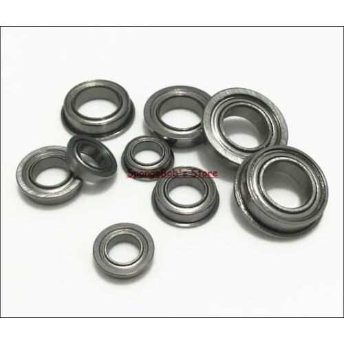 30pcs/Lot MF85ZZ MF85 ZZ 5x8x2.5mm Miniature Flange Bearing Thin Wall Deep Groove Ball Radial Ball Bearing