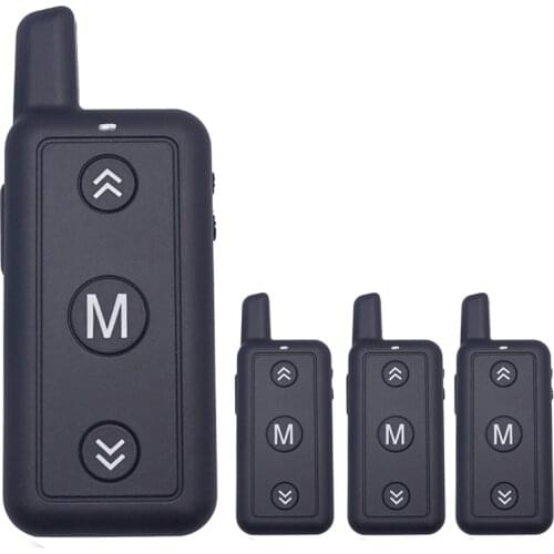 4PCS Mini VV-109 Children Walkie Talkie 0.5 Watts Small Size 16CH 400-470MHz Two Way Radio For Interphone on the fingertip
