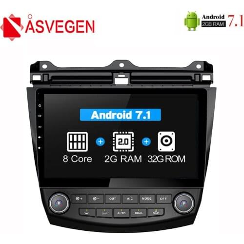 Asvegen 2G 32GB Octa Core For Honda Accord 7 Car DVD Radio head Unit GPS Navigation 2 din Car Stereo Multimedia Player
