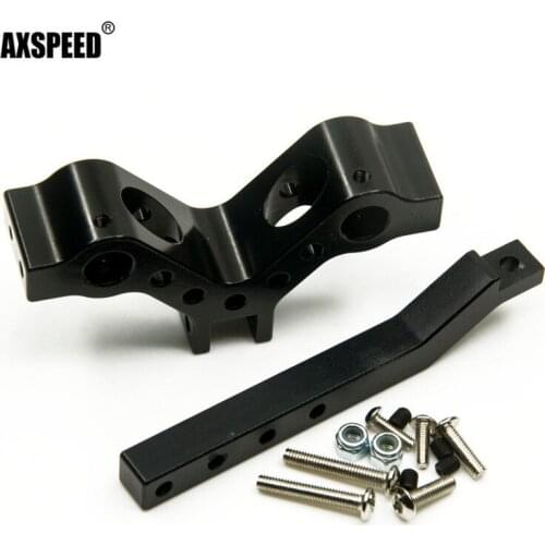 AXSPEED CNN Aluminum Xtra Speed Adjustable Drop Hitch Receiver for Axial SCX10 RC Crawler Cars