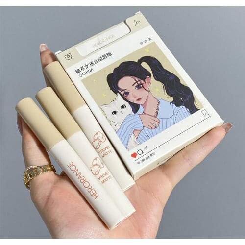 5 Colors/Set Velvet Matte Sexy Lip Gloss Long Lasting Liquid Lipstick For Lips Waterproof Lip Tint Cosmetics Female Lips Makeup