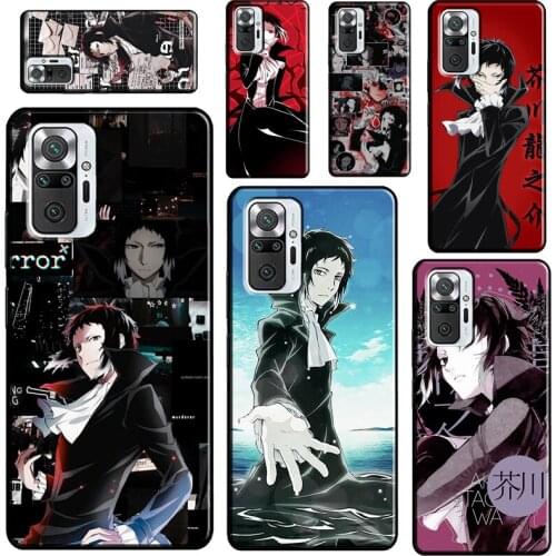 Ryunosuke Akutagawa Bungo Stray Dogs For Xiaomi Redmi Note 9 Pro 8 9S 8T Note 10 Pro Phone Case For Redmi 9T 9A 9C 7A 8A Cover
