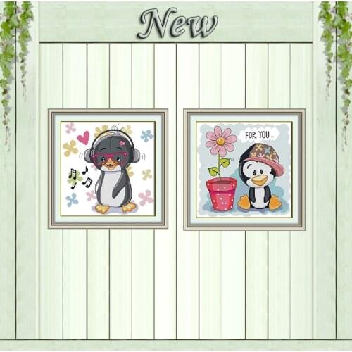 Santa Claus cartoon decor paintings counted Printed on canvas DMC 11CT 14CT chinese Cross Stitch kits Needlework Sets embroidery