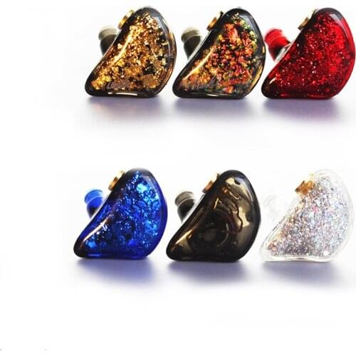 FENGRU Bright Ear Hook HiFi Running Sport Earphone 8mm Driver Unit MMCX Interface With OFC Silver-Plated Cable