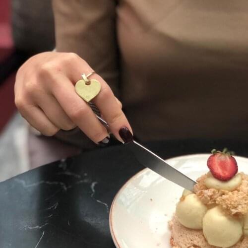 GULCE DERELI, HEART RING, RINGS, CHARM RINGS, GIFT BOX, GOLD/SILVER PLATED