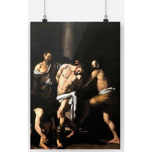 Flagellation Caravaggio Masterpiece Painting Canvas poster wall Art decor Living room Bedroom Study Home Decoration Prints