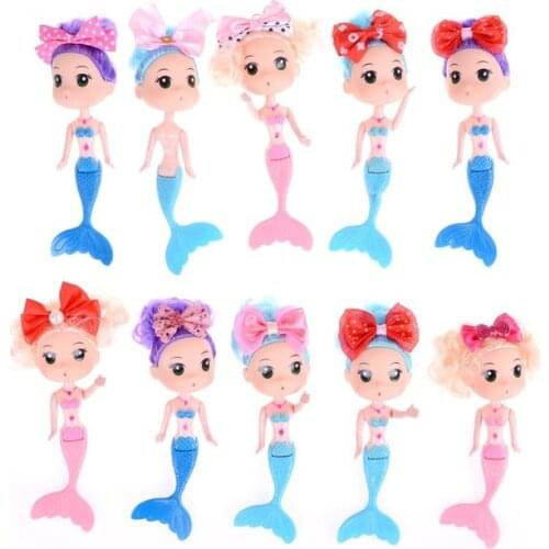 1PCS 15cm Swimming Mermaid Dolls Doll Girls Toys Confused Doll Mermaid Dolls For Girls Birthday Xmas Gifts